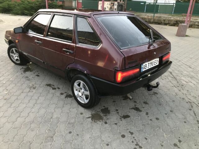 Красный ВАЗ 21093, объемом двигателя 1.5 л и пробегом 160 тыс. км за 1000 $, фото 3 на Automoto.ua
