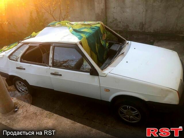 Белый ВАЗ 21099, объемом двигателя 1.5 л и пробегом 91 тыс. км за 550 $, фото 1 на Automoto.ua