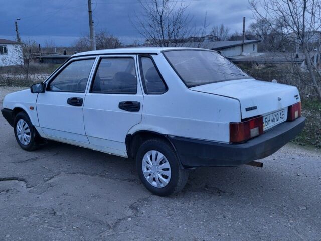 Белый ВАЗ 21099, объемом двигателя 1.5 л и пробегом 90 тыс. км за 950 $, фото 1 на Automoto.ua