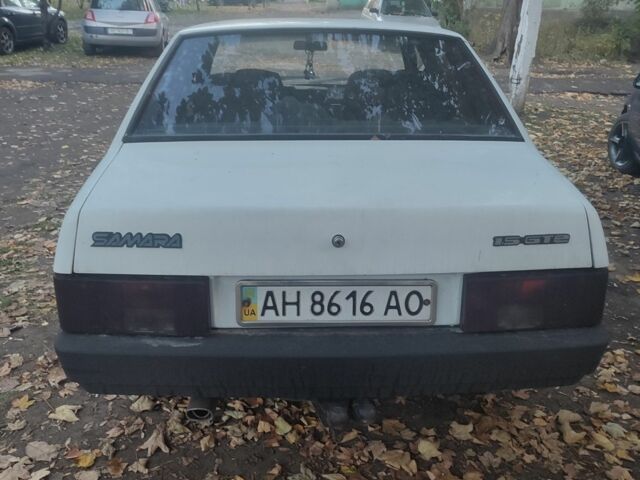 Белый ВАЗ 21099, объемом двигателя 1.5 л и пробегом 195 тыс. км за 1079 $, фото 1 на Automoto.ua