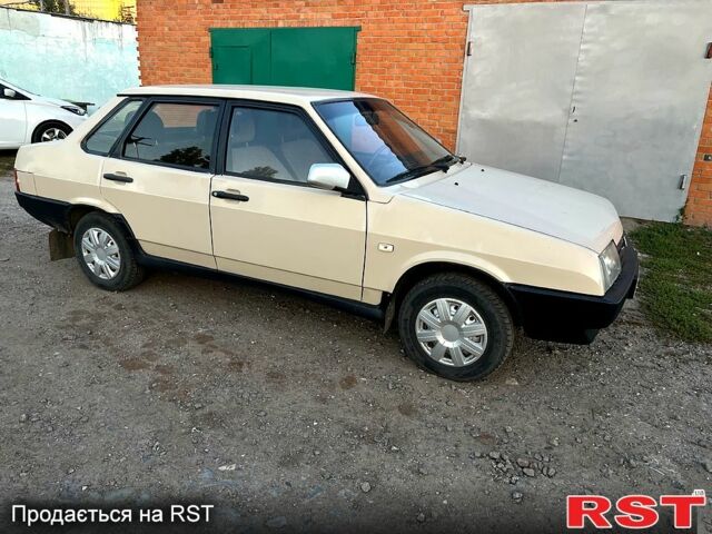 Бежевый ВАЗ 21099, объемом двигателя 1.3 л и пробегом 160 тыс. км за 1600 $, фото 1 на Automoto.ua