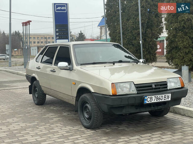 Бежевый ВАЗ 21099, объемом двигателя 1.6 л и пробегом 205 тыс. км за 2000 $, фото 1 на Automoto.ua