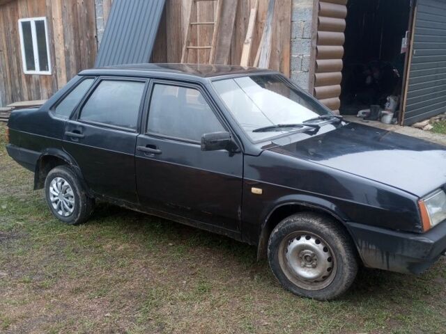 Чорний ВАЗ 21099, об'ємом двигуна 1 л та пробігом 350 тис. км за 831 $, фото 1 на Automoto.ua