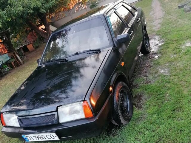 Черный ВАЗ 21099, объемом двигателя 0 л и пробегом 41 тыс. км за 833 $, фото 1 на Automoto.ua
