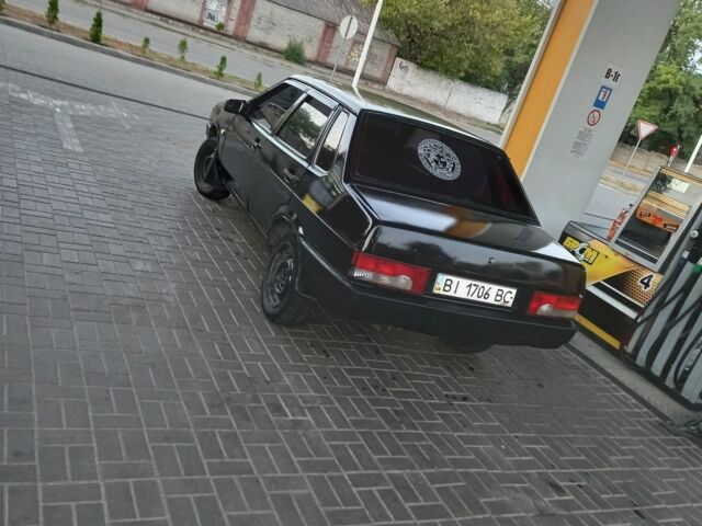 Черный ВАЗ 21099, объемом двигателя 1.5 л и пробегом 3 тыс. км за 650 $, фото 1 на Automoto.ua