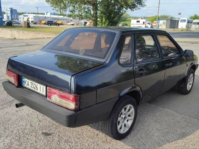 Черный ВАЗ 21099, объемом двигателя 1.5 л и пробегом 150 тыс. км за 1300 $, фото 3 на Automoto.ua