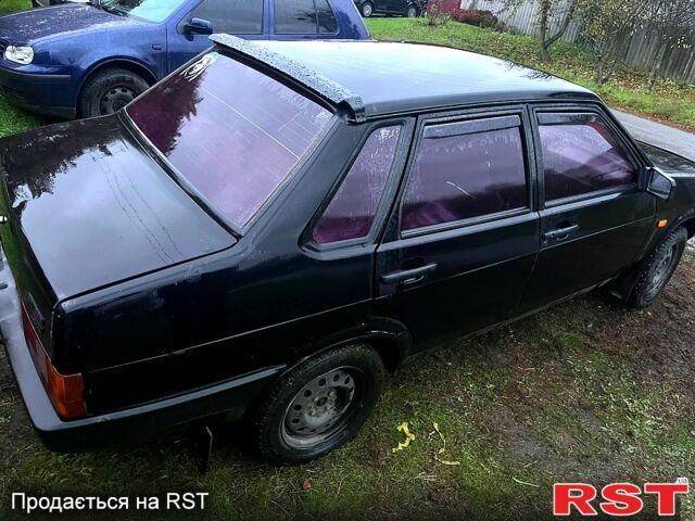 Черный ВАЗ 21099, объемом двигателя 1.5 л и пробегом 190 тыс. км за 1800 $, фото 4 на Automoto.ua
