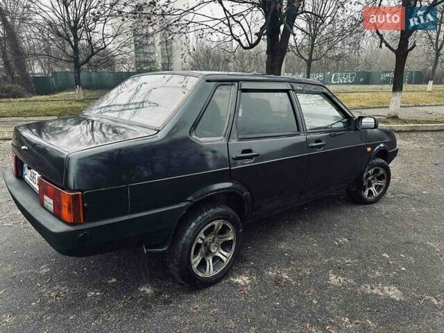 Черный ВАЗ 21099, объемом двигателя 1.5 л и пробегом 178 тыс. км за 1400 $, фото 6 на Automoto.ua