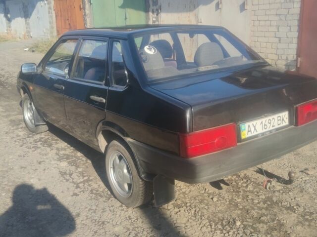 Черный ВАЗ 21099, объемом двигателя 1.5 л и пробегом 180 тыс. км за 1487 $, фото 1 на Automoto.ua