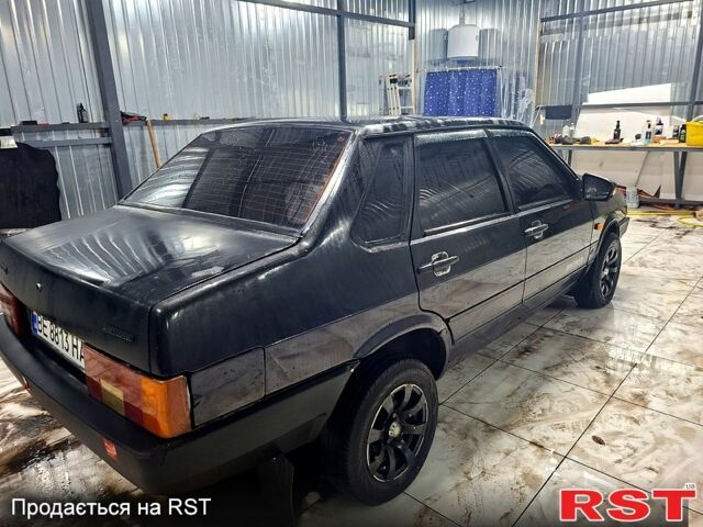 Черный ВАЗ 21099, объемом двигателя 1.5 л и пробегом 180 тыс. км за 1400 $, фото 1 на Automoto.ua