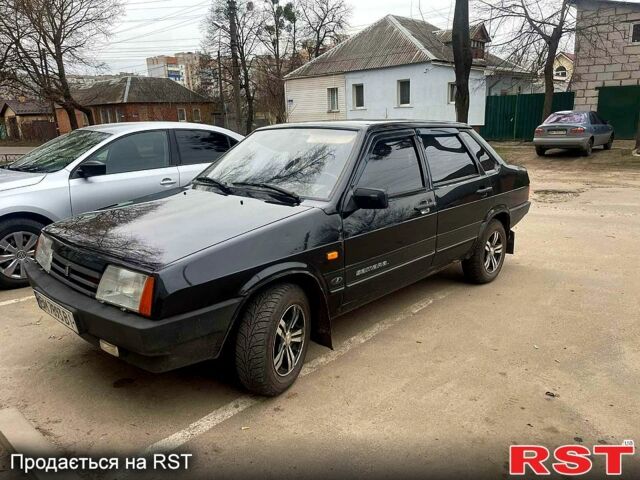 Черный ВАЗ 21099, объемом двигателя 1.5 л и пробегом 150 тыс. км за 2100 $, фото 2 на Automoto.ua