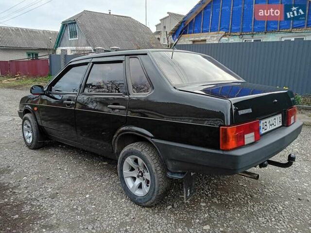 Черный ВАЗ 21099, объемом двигателя 1.5 л и пробегом 156 тыс. км за 1700 $, фото 5 на Automoto.ua
