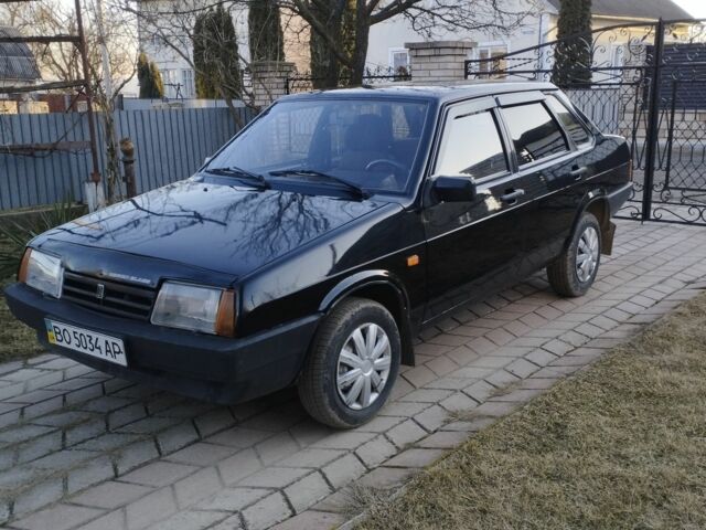 Черный ВАЗ 21099, объемом двигателя 5 л и пробегом 321 тыс. км за 1750 $, фото 2 на Automoto.ua