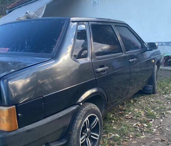 Черный ВАЗ 21099, объемом двигателя 1.5 л и пробегом 150 тыс. км за 599 $, фото 1 на Automoto.ua