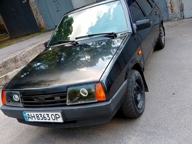 Черный ВАЗ 21099, объемом двигателя 1.5 л и пробегом 180 тыс. км за 1800 $, фото 1 на Automoto.ua
