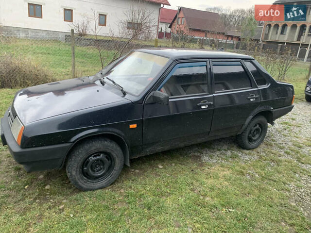 Черный ВАЗ 21099, объемом двигателя 1.6 л и пробегом 138 тыс. км за 1000 $, фото 1 на Automoto.ua