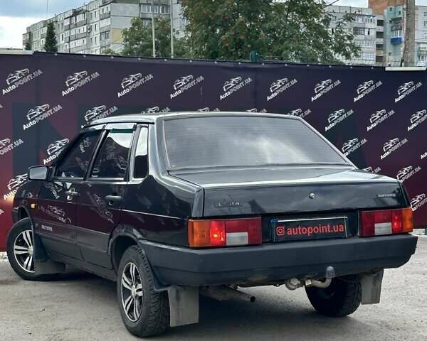 Черный ВАЗ 21099, объемом двигателя 1.5 л и пробегом 155 тыс. км за 1999 $, фото 7 на Automoto.ua