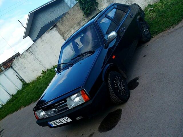 Черный ВАЗ 21099, объемом двигателя 1.5 л и пробегом 140 тыс. км за 1700 $, фото 1 на Automoto.ua