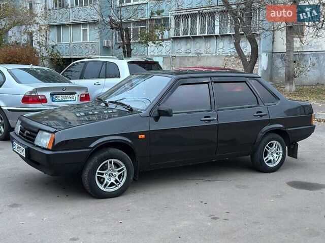 Черный ВАЗ 21099, объемом двигателя 1.5 л и пробегом 160 тыс. км за 2000 $, фото 6 на Automoto.ua