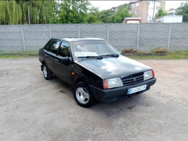 Черный ВАЗ 21099, объемом двигателя 1.5 л и пробегом 99 тыс. км за 1400 $, фото 3 на Automoto.ua