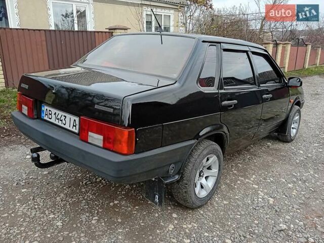 Черный ВАЗ 21099, объемом двигателя 1.5 л и пробегом 156 тыс. км за 1700 $, фото 4 на Automoto.ua