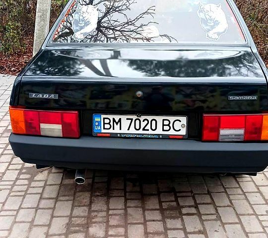 Черный ВАЗ 21099, объемом двигателя 1.5 л и пробегом 350 тыс. км за 2500 $, фото 1 на Automoto.ua