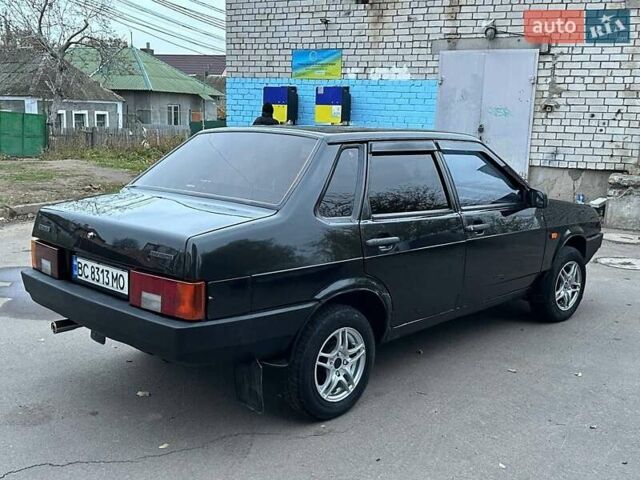 Черный ВАЗ 21099, объемом двигателя 1.5 л и пробегом 160 тыс. км за 2000 $, фото 3 на Automoto.ua
