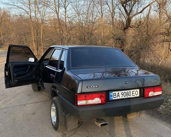 Черный ВАЗ 21099, объемом двигателя 1.6 л и пробегом 227 тыс. км за 2900 $, фото 4 на Automoto.ua