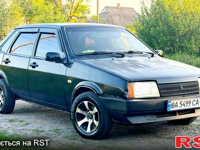 Черный ВАЗ 21099, объемом двигателя 1.6 л и пробегом 230 тыс. км за 1150 $, фото 1 на Automoto.ua