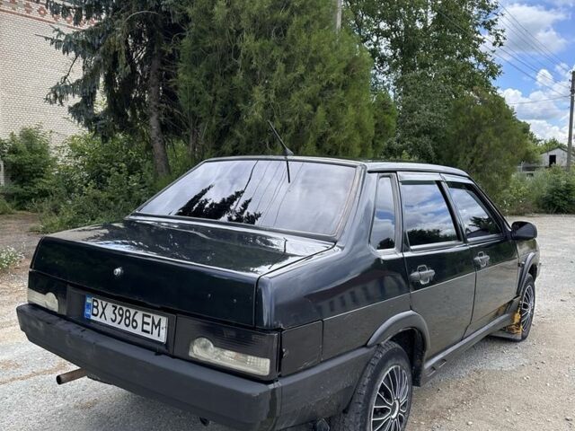 Черный ВАЗ 21099, объемом двигателя 1.6 л и пробегом 135 тыс. км за 1100 $, фото 4 на Automoto.ua