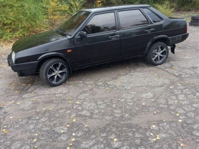 Черный ВАЗ 21099, объемом двигателя 1.6 л и пробегом 160 тыс. км за 1100 $, фото 1 на Automoto.ua