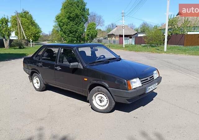 Черный ВАЗ 21099, объемом двигателя 1.6 л и пробегом 165 тыс. км за 1500 $, фото 3 на Automoto.ua
