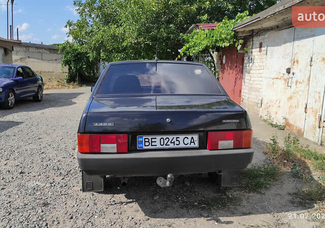 Черный ВАЗ 21099, объемом двигателя 1.5 л и пробегом 193 тыс. км за 2500 $, фото 3 на Automoto.ua