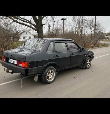 Черный ВАЗ 21099, объемом двигателя 1.6 л и пробегом 200 тыс. км за 1100 $, фото 2 на Automoto.ua