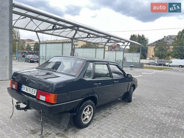 Черный ВАЗ 21099, объемом двигателя 1.6 л и пробегом 400 тыс. км за 1250 $, фото 3 на Automoto.ua