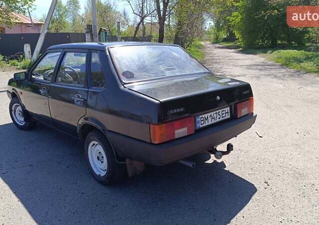 Черный ВАЗ 21099, объемом двигателя 1.6 л и пробегом 165 тыс. км за 1500 $, фото 8 на Automoto.ua