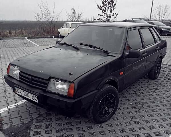 Черный ВАЗ 21099, объемом двигателя 1.6 л и пробегом 164 тыс. км за 1200 $, фото 1 на Automoto.ua