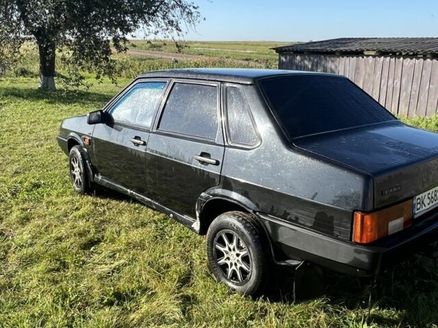 Черный ВАЗ 21099, объемом двигателя 1.5 л и пробегом 157 тыс. км за 1550 $, фото 1 на Automoto.ua