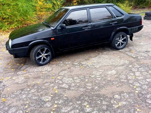 Черный ВАЗ 21099, объемом двигателя 1.6 л и пробегом 160 тыс. км за 1150 $, фото 1 на Automoto.ua