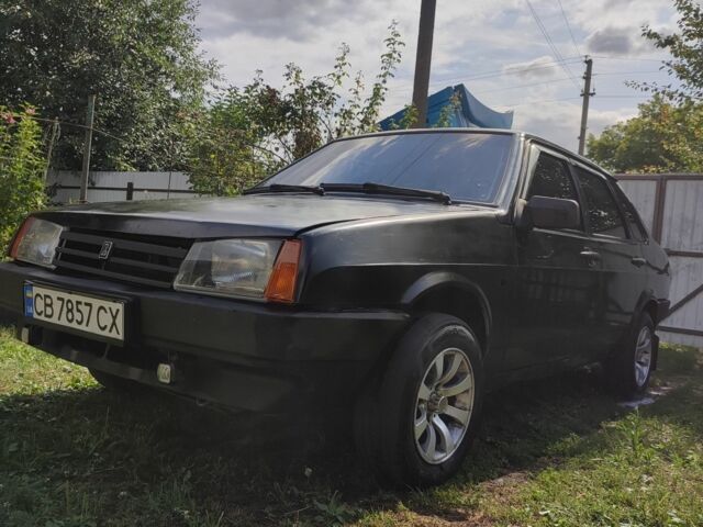 Черный ВАЗ 21099, объемом двигателя 1.6 л и пробегом 280 тыс. км за 1350 $, фото 1 на Automoto.ua