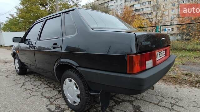 Черный ВАЗ 21099, объемом двигателя 1.6 л и пробегом 200 тыс. км за 2000 $, фото 2 на Automoto.ua