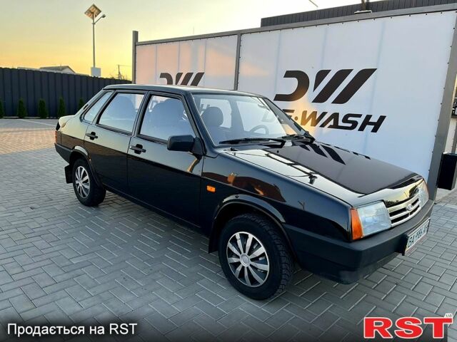 Черный ВАЗ 21099, объемом двигателя 1.6 л и пробегом 46 тыс. км за 3200 $, фото 1 на Automoto.ua