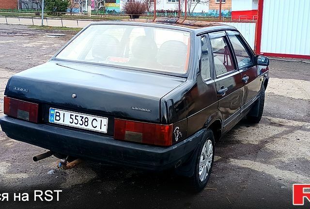 Черный ВАЗ 21099, объемом двигателя 1.6 л и пробегом 100 тыс. км за 1650 $, фото 2 на Automoto.ua