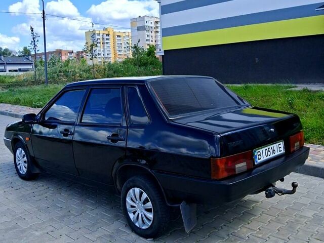 Черный ВАЗ 21099, объемом двигателя 1.6 л и пробегом 260 тыс. км за 1650 $, фото 2 на Automoto.ua