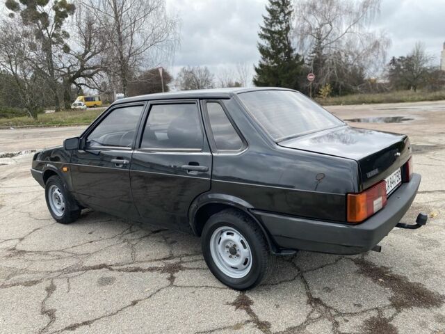 Черный ВАЗ 21099, объемом двигателя 1.6 л и пробегом 196 тыс. км за 2150 $, фото 1 на Automoto.ua