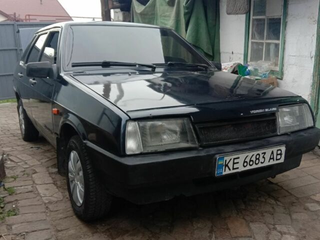 Черный ВАЗ 21099, объемом двигателя 1.6 л и пробегом 252 тыс. км за 1700 $, фото 4 на Automoto.ua