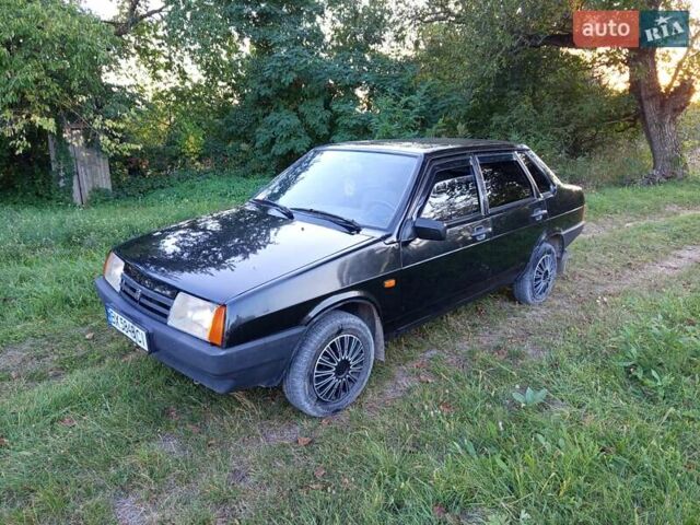 Черный ВАЗ 21099, объемом двигателя 1.6 л и пробегом 187 тыс. км за 2100 $, фото 3 на Automoto.ua