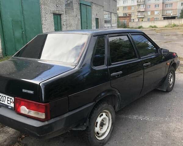 Чорний ВАЗ 21099, об'ємом двигуна 1.6 л та пробігом 200 тис. км за 1200 $, фото 4 на Automoto.ua