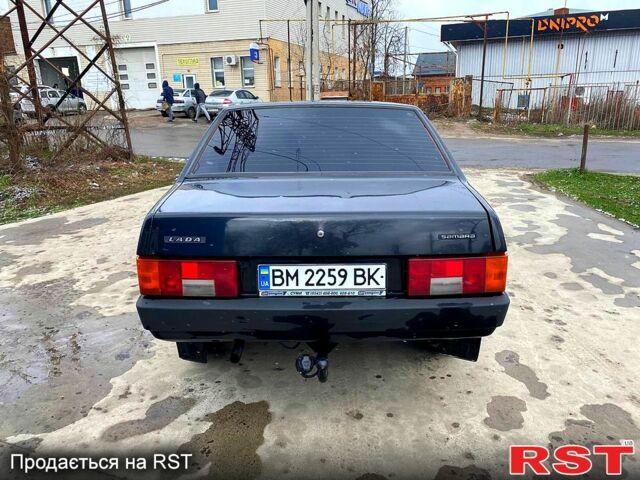 Черный ВАЗ 21099, объемом двигателя 1.6 л и пробегом 172 тыс. км за 2300 $, фото 5 на Automoto.ua