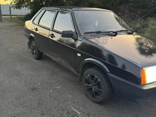 Черный ВАЗ 21099, объемом двигателя 1.6 л и пробегом 124 тыс. км за 1500 $, фото 2 на Automoto.ua